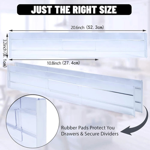 MavyNest Adjustable Expandable Drawer Dividers