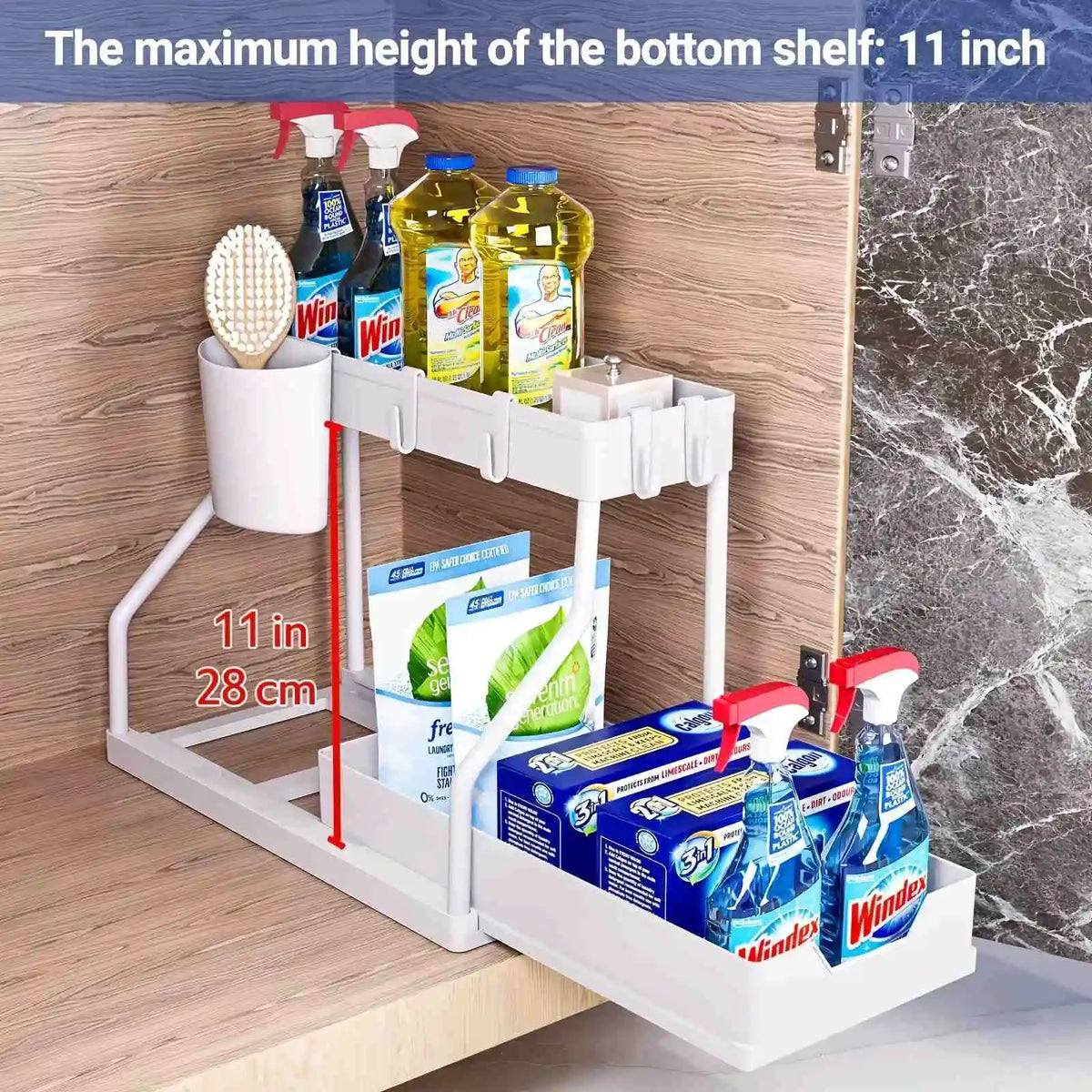 MavyNest 2-Tier Under Sink Organizer