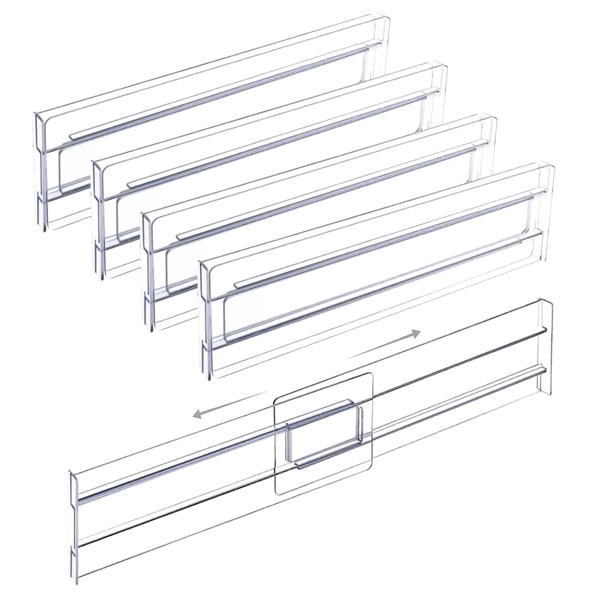MavyNest Adjustable Expandable Drawer Dividers