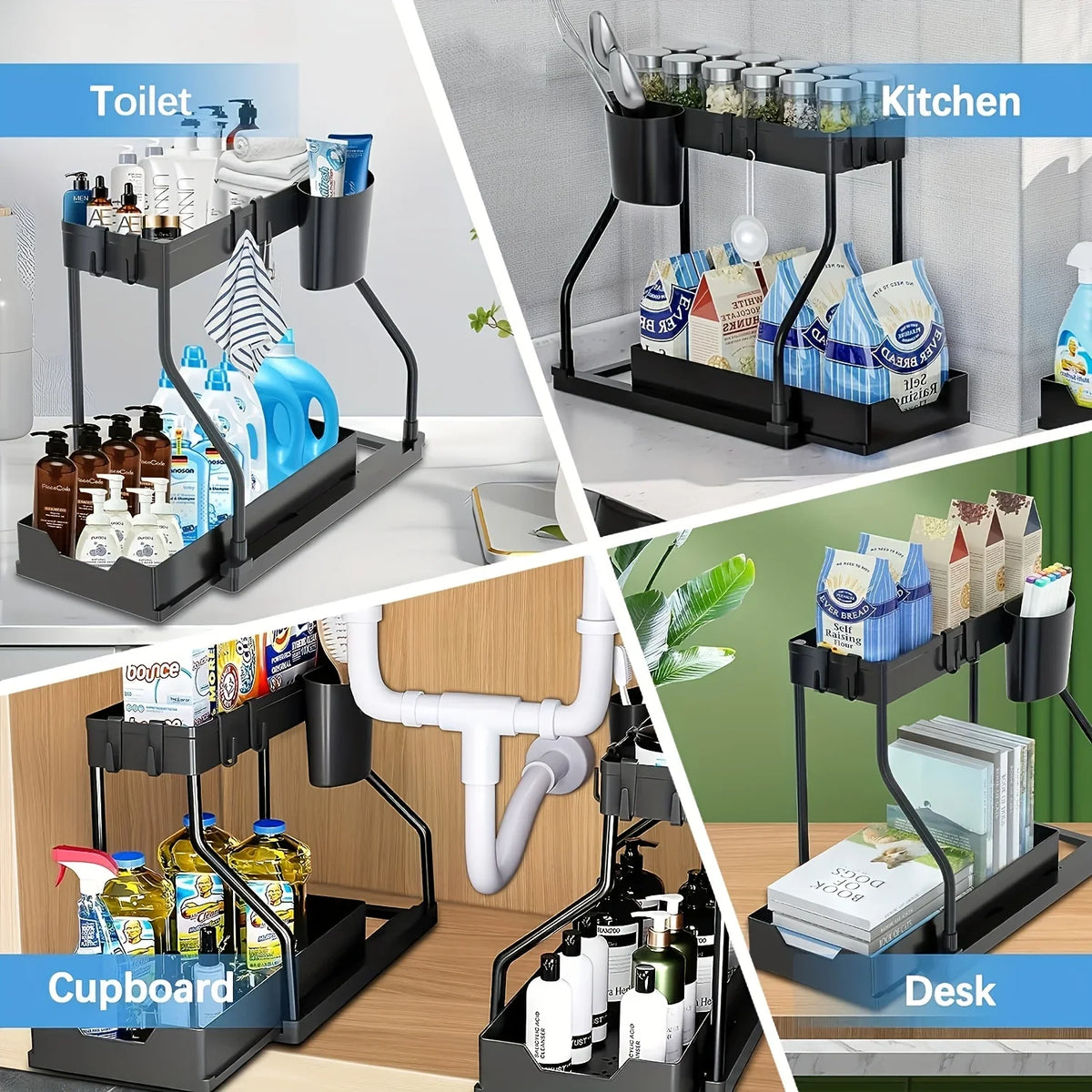 MavyNest 2-Tier Under Sink Organizer
