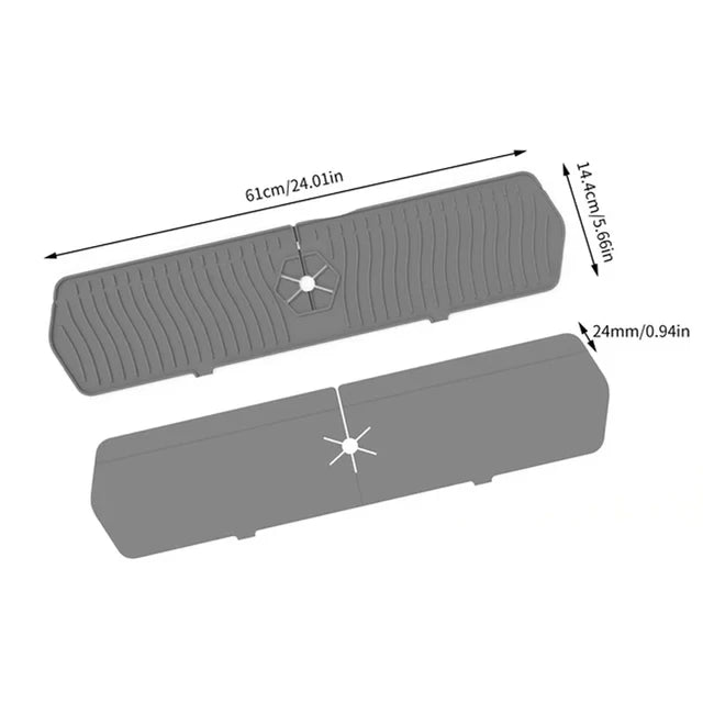 MavyNest Self-Draining Faucet Mat