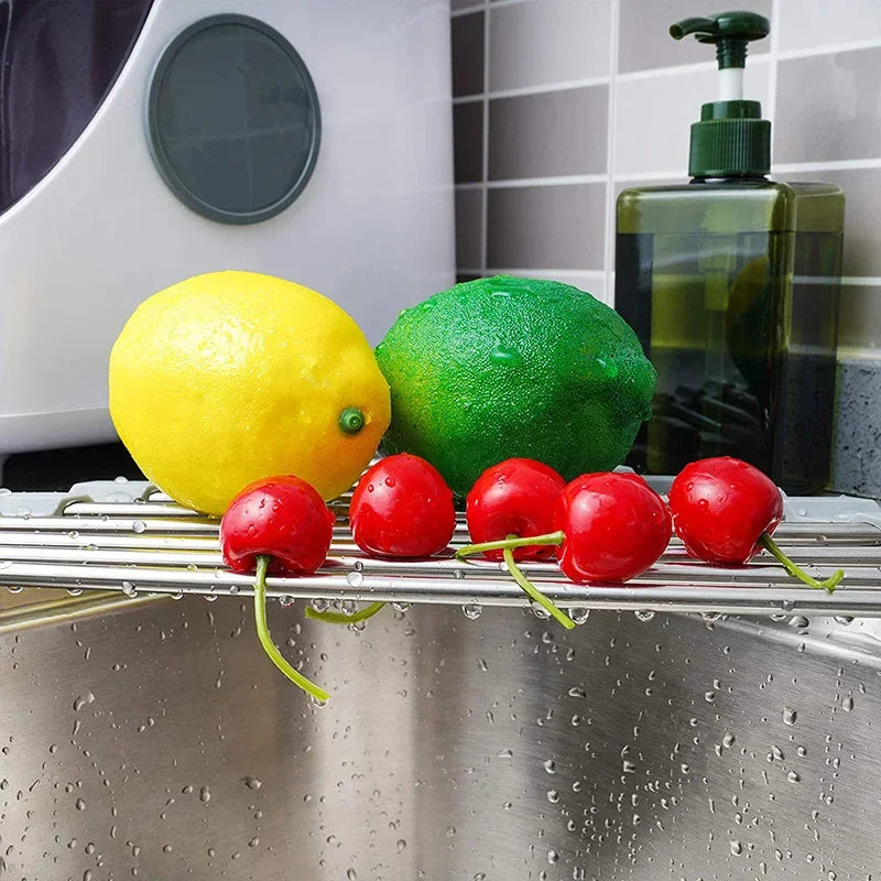 MavyNest Roll-Up Corner Sink Rack