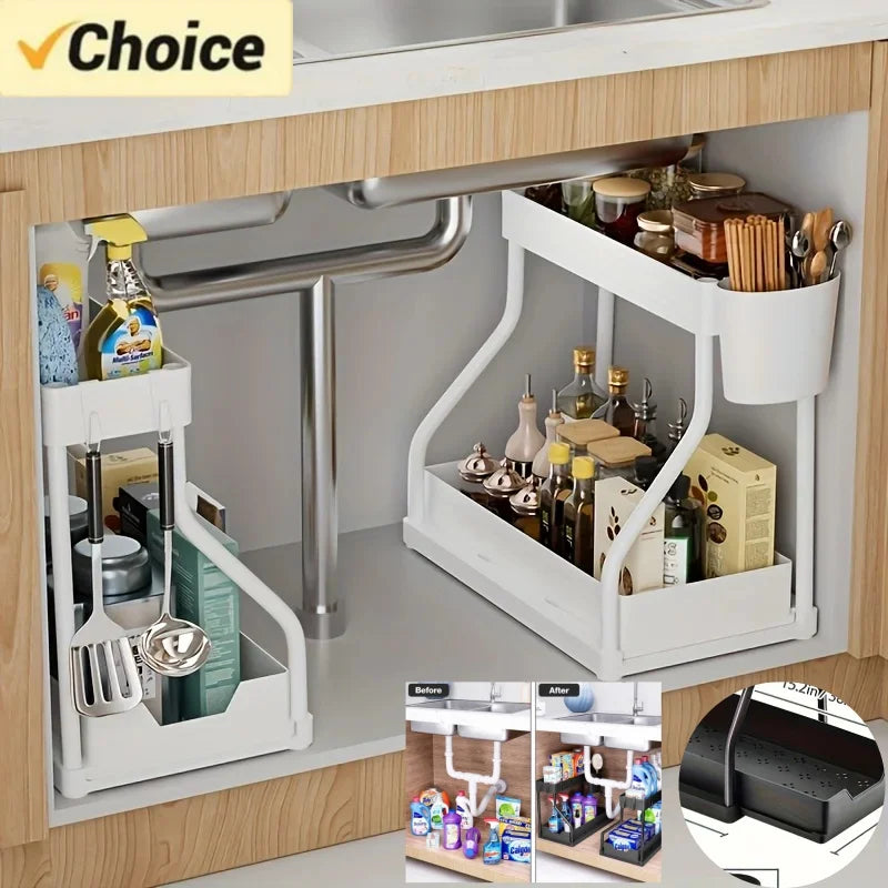MavyNest 2-Tier Under Sink Organizer