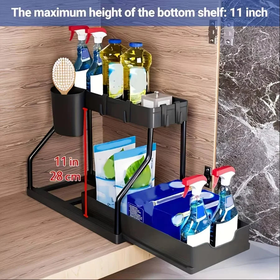 MavyNest 2-Tier Under Sink Organizer